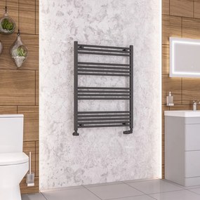 Eastbrook Wendover handdoekradiator 75x100cm 643W antraciet mat