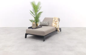 Mexico ligbed 200x85 cm. - Sunbrella/Taupe
