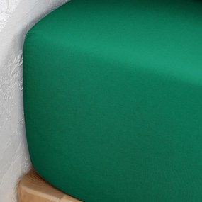 Effen hoeslaken in gewassen katoen, omslag 30 cm, Scenario