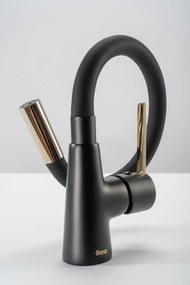 Keukenkraan Rea Icon Black/Gold