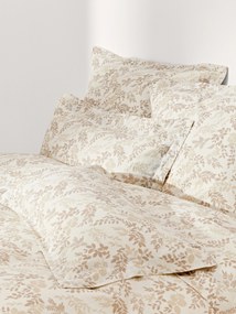 Dekbedovertrek Pola met bladprint