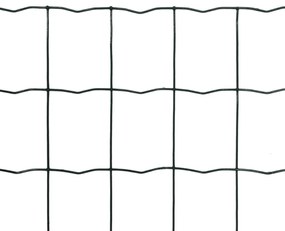 vidaXL Euro hek 10x1,0 m staal groen