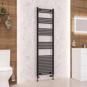 Eastbrook Wendover handdoekradiator 50x180cm 856W zwart mat