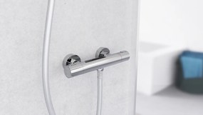 Schutte Los angeles thermostatische douchekraan chroom