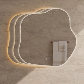 Best Design Blub organische spiegel met spiegelverwarming 100x100cm