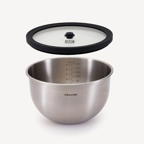 ZWILLING Fresh &amp; Save STAINLESS vacuumschalen set S/M/L / 6-delig, Roestvrij staal, Zilver - Fresh &amp; Save STAINLESS - ZWILLING