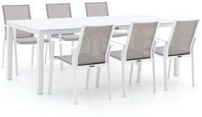 Bernstein Amberg/Menzano 220cm dining tuinset 7-delig stapelbaar