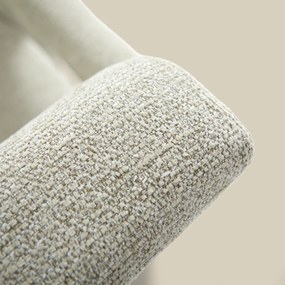 Japandi Fauteuil Beige Stof