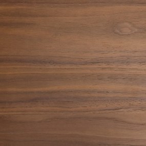 Zuiver Rise Walnut Design Ladenkast Gebogen Walnoothout - 40x45x112cm.