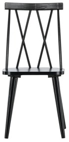 Jörn Eetkamerstoel Lena  - Zwart - Rubberhout - Jörn