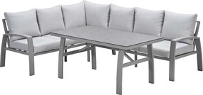 Garden Impressions Cameron lounge dining set 3-delig links - valley sand