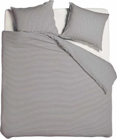vtwonen Comfy Stripe Dekbedovertrek Grey – Bij Swiss Sense
