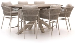 Barset Bellagio  | 6 personen | Tuinset teakhout | 7-delig | Kees Smit Tuinmeubelen