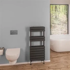Eastbrook Addington type 21 handdoekradiator 50x110cm 1060W staal antraciet