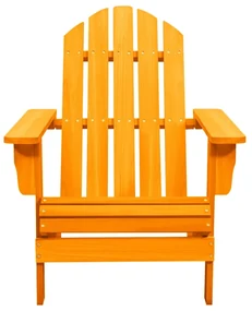 vidaXL Tuinstoel Adirondack massief vurenhout oranje