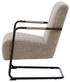 Fauteuil Beige Met Armleuning