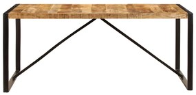 vidaXL Eettafel 180x90x75 cm massief mangohout