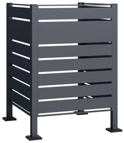 Afvalemmerhoes 120l of 240l Halen CoverTech antraciet