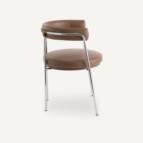Tafelfauteuil in leer Jubo