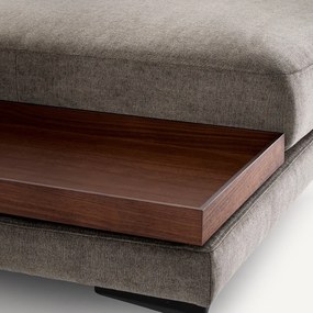Voetensteun met dienblad, polyestermix, MODERNISTE, ontwerp Emmanuel Gallina