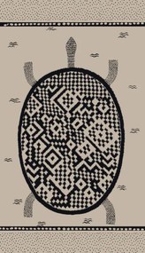 Strandlaken Velour – 100% katoen – 90×160 – turtle