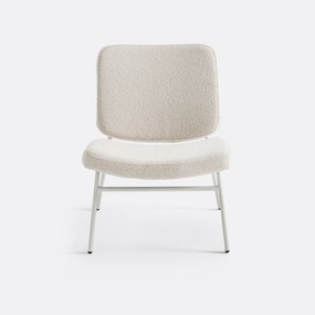 Fauteuil van bouclette Sarlia