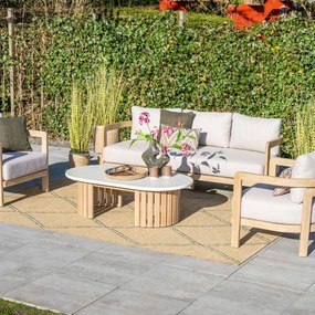 Garden Impressions Sirocco loungetafel 130x70xH40 - grey sand