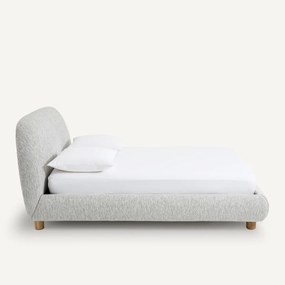 Organisch bed met bedbodem, Aude design E.Gallina