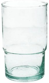 Glas, gerecycled glas, handgeblazen, 550 ml
