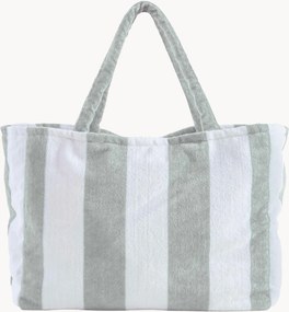 Strandtas Forte van katoenen velours