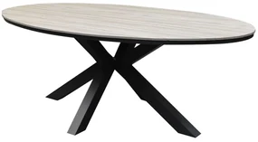 Salvador dining tuintafel ovaal 220x115xH75 cm polywood
