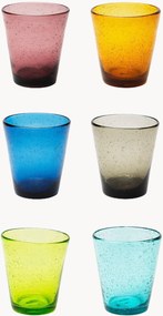 Drinkglazen Color Bubble, 6-delig