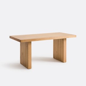 Vaste eettafel van massief grenen, 4 tot 6 personen, Malu