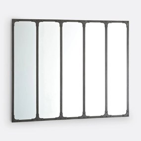 Metalen spigel in industriële stijl 144x120 cm, Lenaig