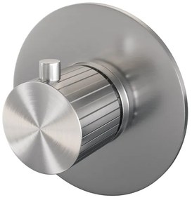 BRAUER Stripe Inbouwthermostaat - in- en afbouwdelen - RVS-kleurig geborsteld PVD 5-NG-351