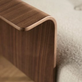 Innovation Living Recast Retro Slaapbank Met Walnoot Arm