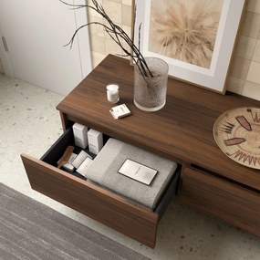 Muebles Hoyo badmeubel 100cm walnoot