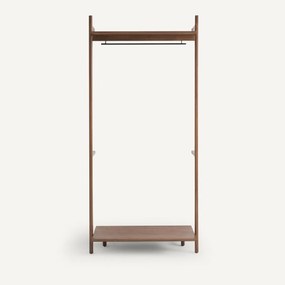 Kledingrek voor dressing, notenhout en fineer, Rory