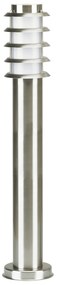 Soll 2 Tuinlamp RVS 65cm Tuinverlichting Zilver E27