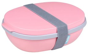 Lunchbox Ellipse Duo - Nordic Pink Afmeting artikel: 22,5 x 17,5 x 7,5 cm