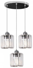 Kristalzilver plafondlamp APP510-3CPR