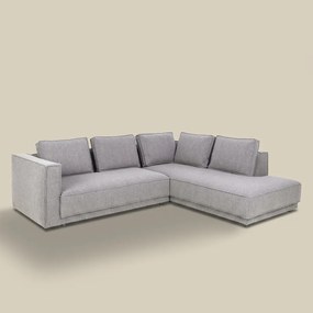 Hoekbank Grijs Boucle Hoek Rechts