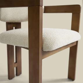 Wabi Sabi Eetkamerstoel Met Armleuning Naturel