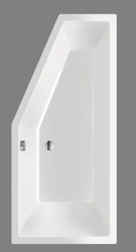Xenz Society Compact Ligbad 180x80x44cm Rechts Antraciet