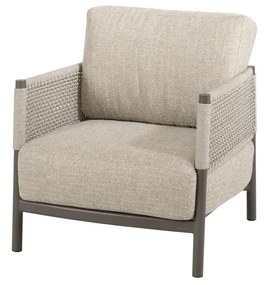 4 Seasons Outdoor Savanne loungestoel terre Loungestoel   bruin weerbestendig