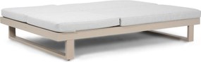 Lifestyle Garden Furniture Massimo Ligbed Met Kussen Loft/soft Grey Aluminium Taupe