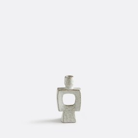 Organische kandelaar van keramiek, hoogte 16,5 cm, CERAL