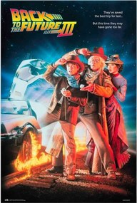 Poster Back to the Future 3, (61 x 91.5 cm)