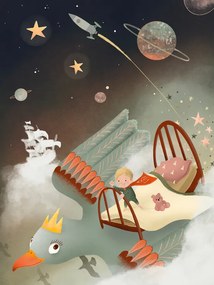 Ilustratie Dreamland, Goed Blauw