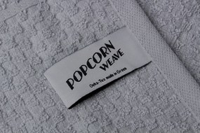 Handdoek Popcorn Collectie– 4 stuks – 50×100 – lichtgrijs